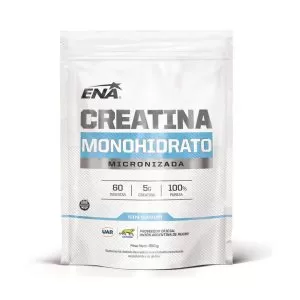 Creatina Monohidrato ENA Sport 300 g, envase frontal